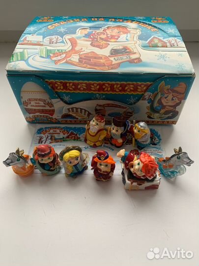 Игрушки из киндера Сказка на ладошке