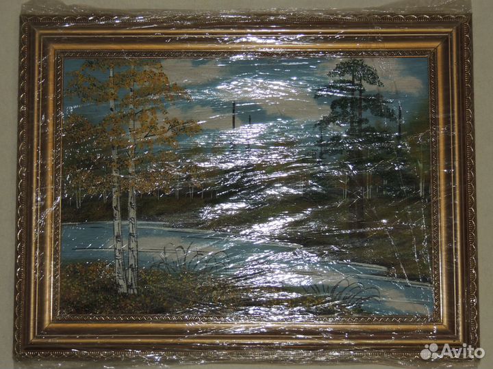 Картина панно из камней