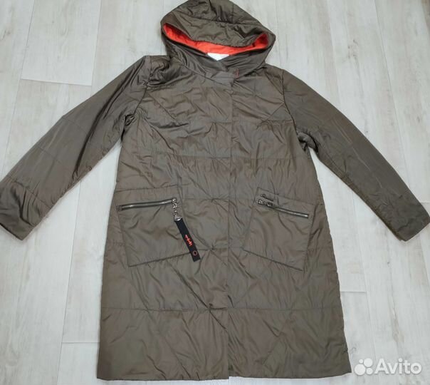 Куртка демисезонная удлиненная женская 52-54 р