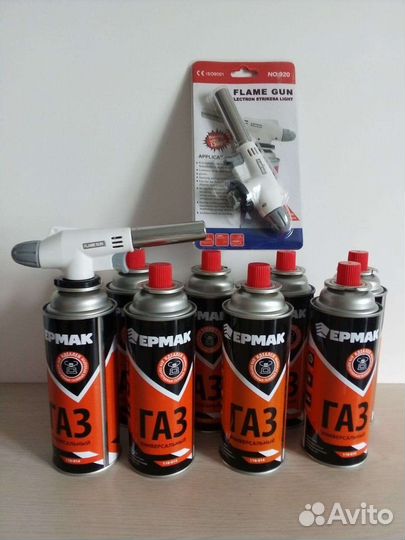 Газовые баллоны на газовые горелки