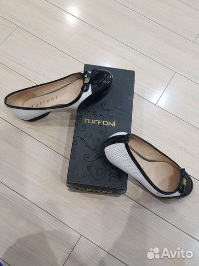 Балетки натуральная кожа 39