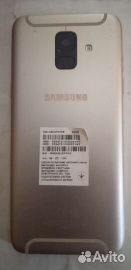 Телефон samsung galaxy a6