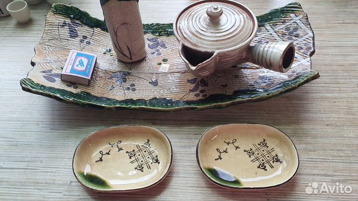 Тяваны и Тарелки винтажные японские,Орибэ,листайте