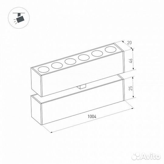 Накладной светильник Arlight MAG-25 034233