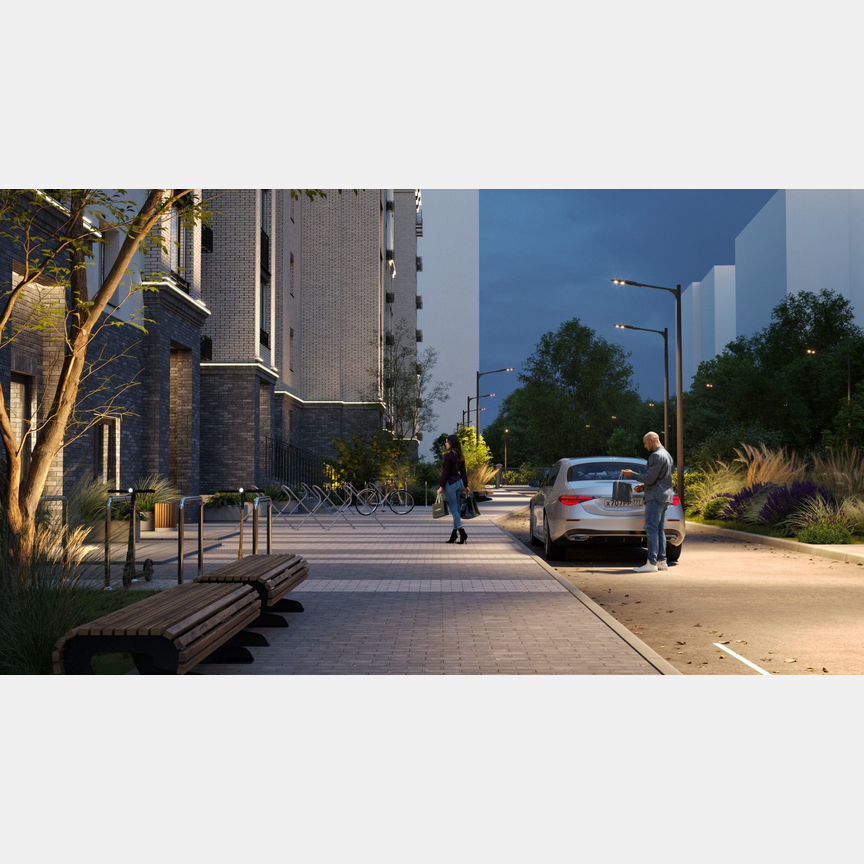 1-к. квартира, 41,1 м², 1/15 эт.