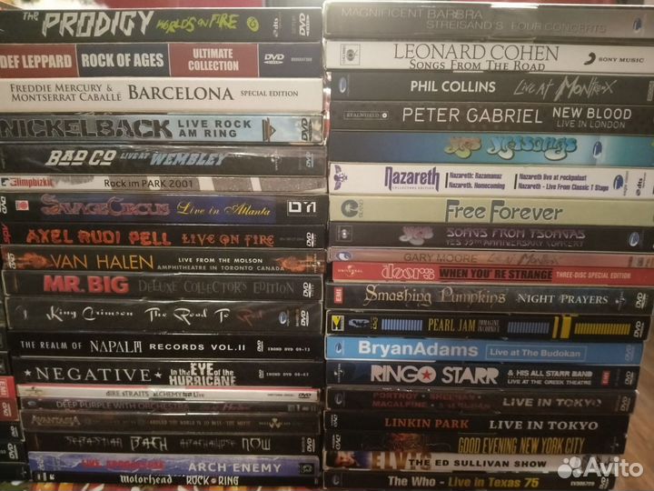 Видеоконцерты, клипы на DVD (рок, метал и др) - 2