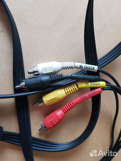 Аудио видео кабель scart - 4 RCA 1,2 метра