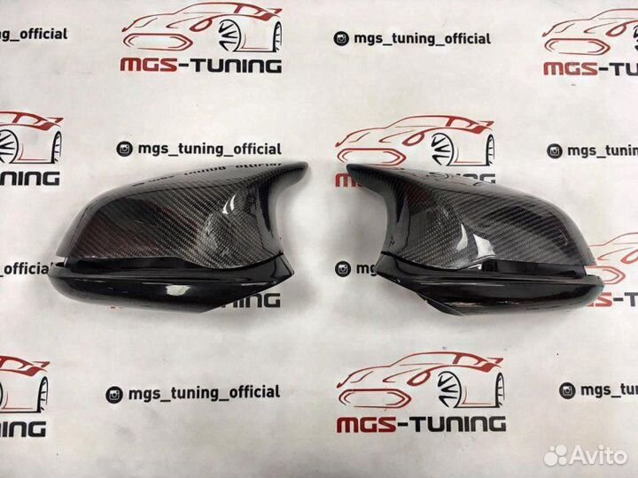 Корпус зеркал дизайн стиль M3 на BMW f30 Карбон