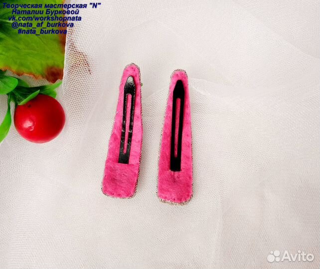 Заколочки клик-клак (Ручная работа)