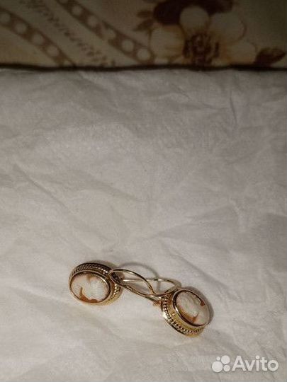 Золотой комплект Камея