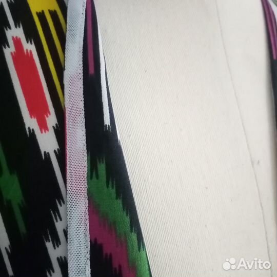 Узбекский халат из иката. Кимоно, кафтан