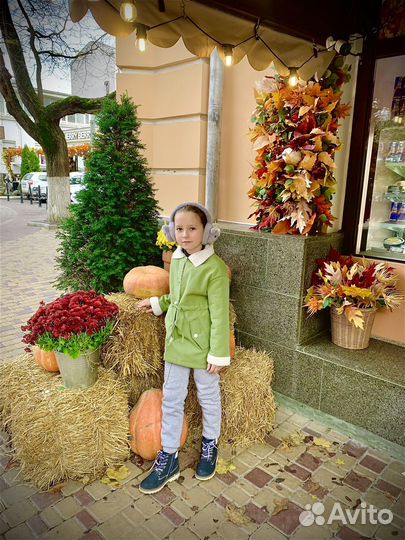 Пальто для девочки 134