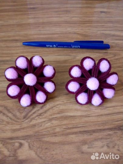 Резиночки для волос из фетра