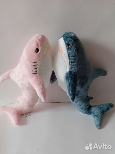 Акула из икеи розовая