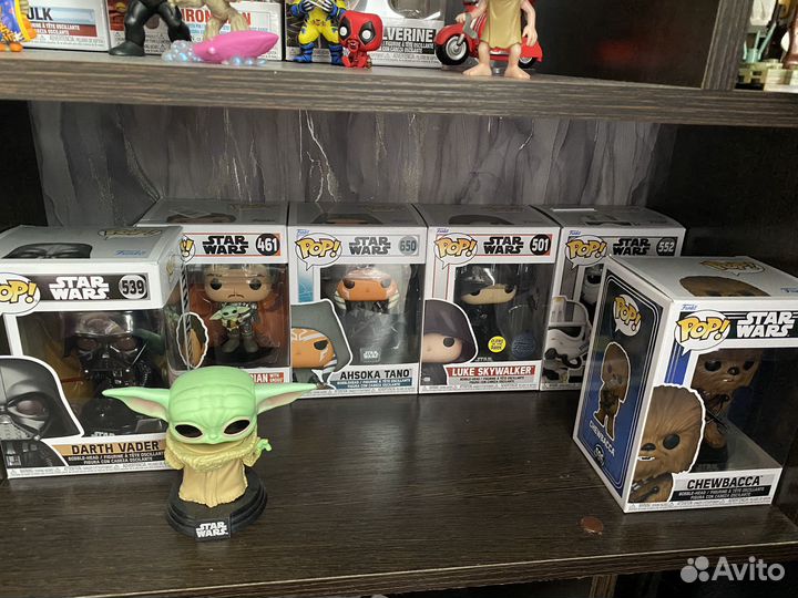 Funko pop star wars, marvel, dc