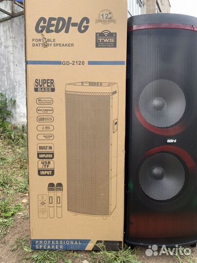 Блютуз колонка Gedi 2120