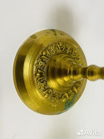 Подсвечник латунь на 3 свечи