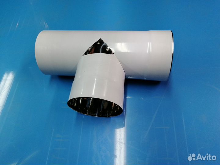 Тройник дымохода (нерж.aisi 430/0,5мм) d-135