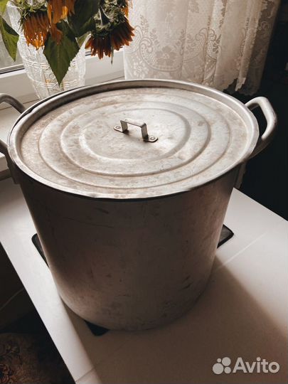 Бак алюминевый, кастрюля