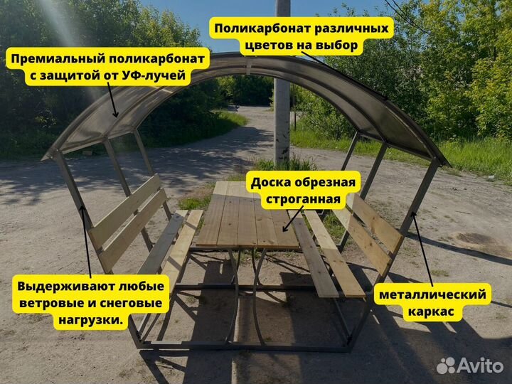 Беседка под ключ