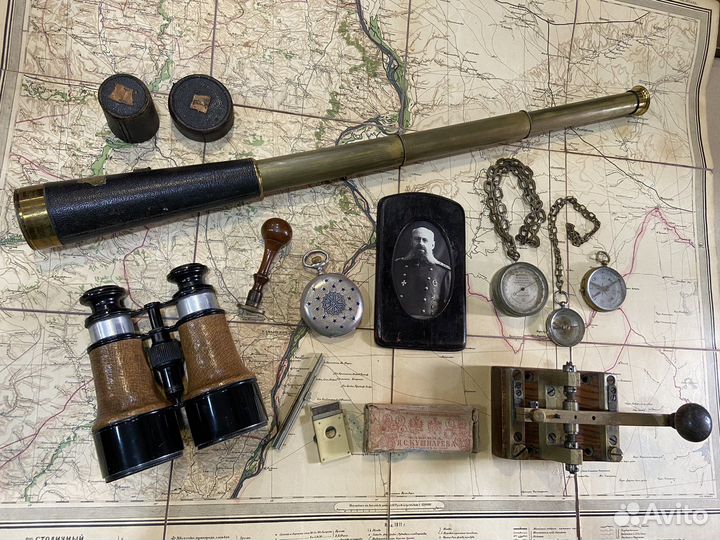 Старинные предметы, морская тематика 19 век