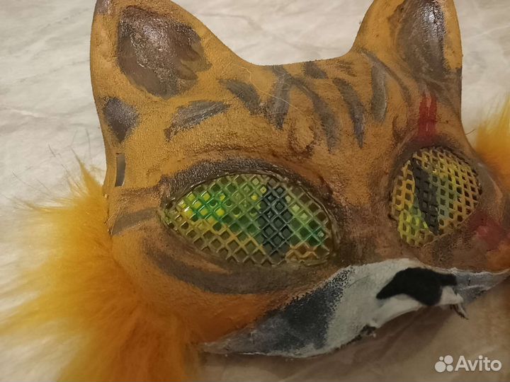 Маска для квадробики кошка