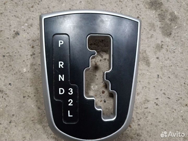 Накладка селектора hyundai solaris 1