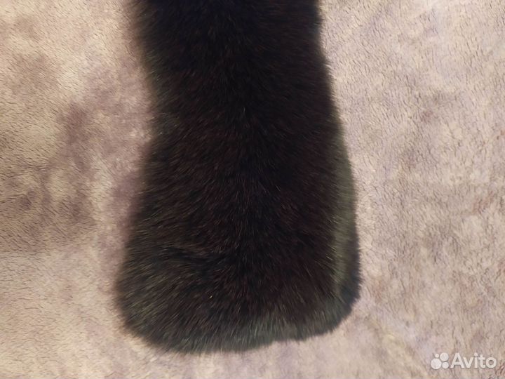 Меховой воротник песец