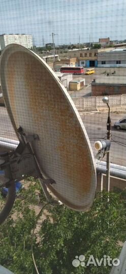 Спутниковая антенна бу с приёмником