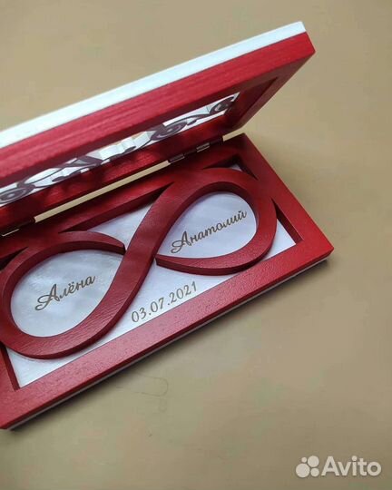 Именная шкатулка для колец