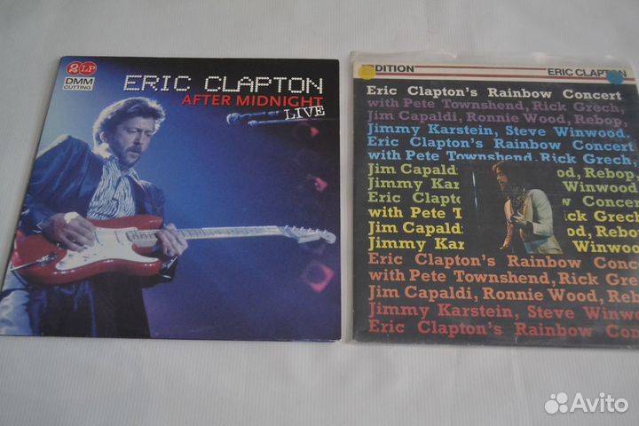 Виниловые пластинки E. Clapton,Chris Rea, Wonder