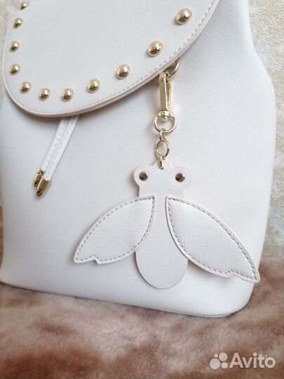 Рюкзак женский молочный