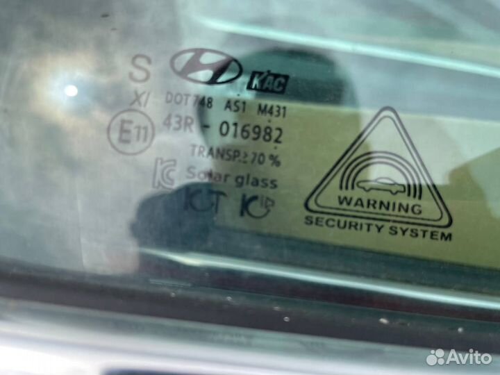 Переднее правое стекло Хендай Санта Фе 4 тм