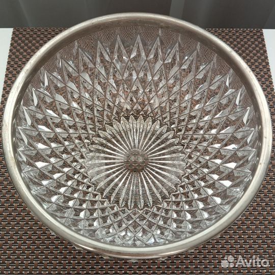 Салатник хрустальный