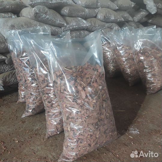 Кора сосны мульча