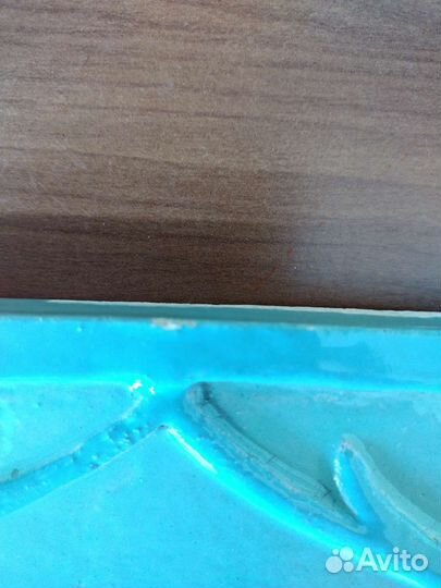 Изразец Цветы. Шамот. Керамика