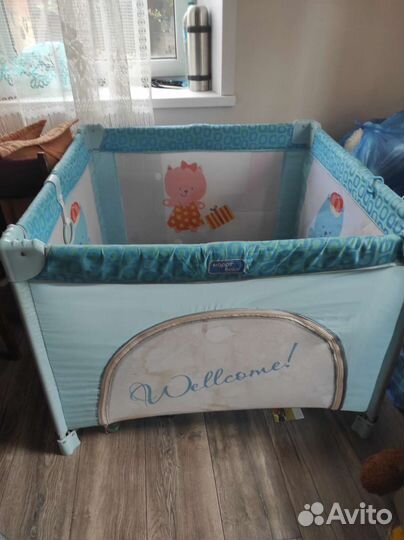 Манеж детский складной б/у