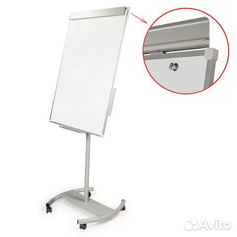 Доска-флипчарт магнитно-маркерная передвижная