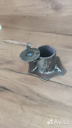 Пепельница пенёк