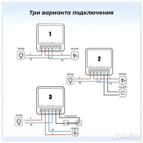 Умное Wi-Fi реле tuya