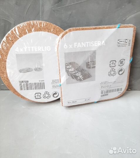 Пробковые подставки IKEA