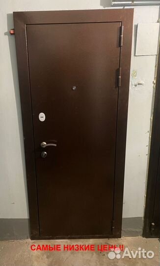 Тёплая дверь входная с терморазрывом с бесплатной