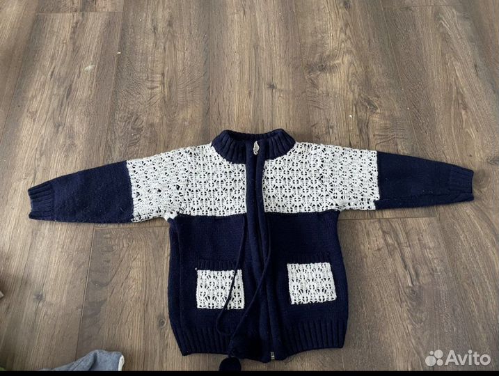 Теплая кофта детская