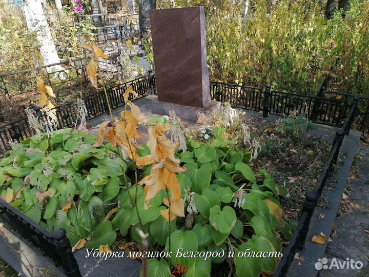 Уборка могилок, покраска оградок и столиков, мойка