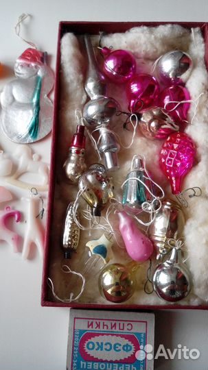 Набор ёлочных игрушек СССР