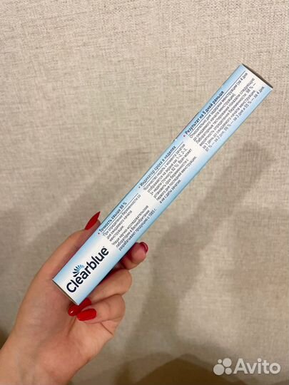 Тест на беременность clearblue