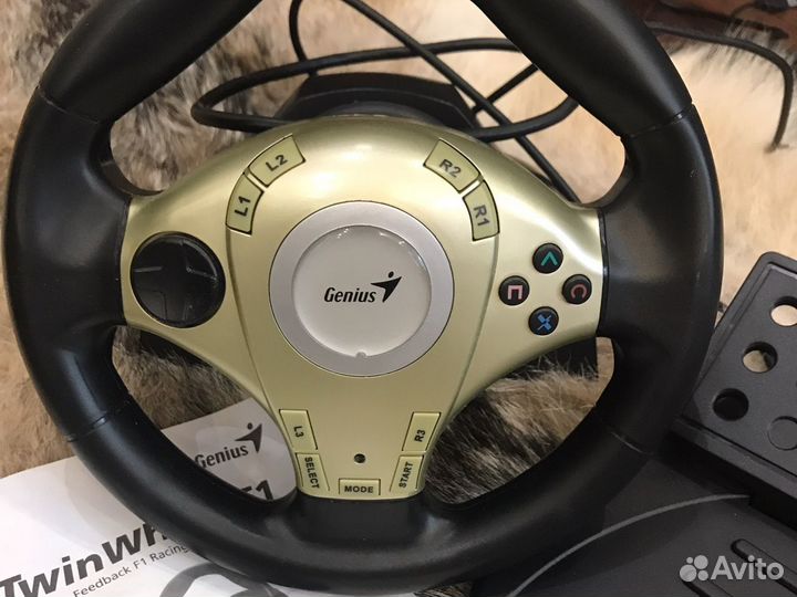 Игровой руль genius twinWheel F1