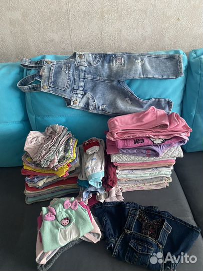 Одежда для девочки пакетом 80 86 92