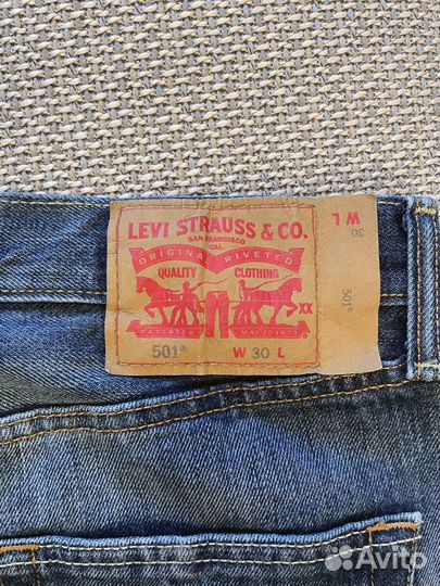 Джинсовые шорты Levis 501