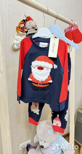 Пижама костюм новогодний 90/100/110/120/130